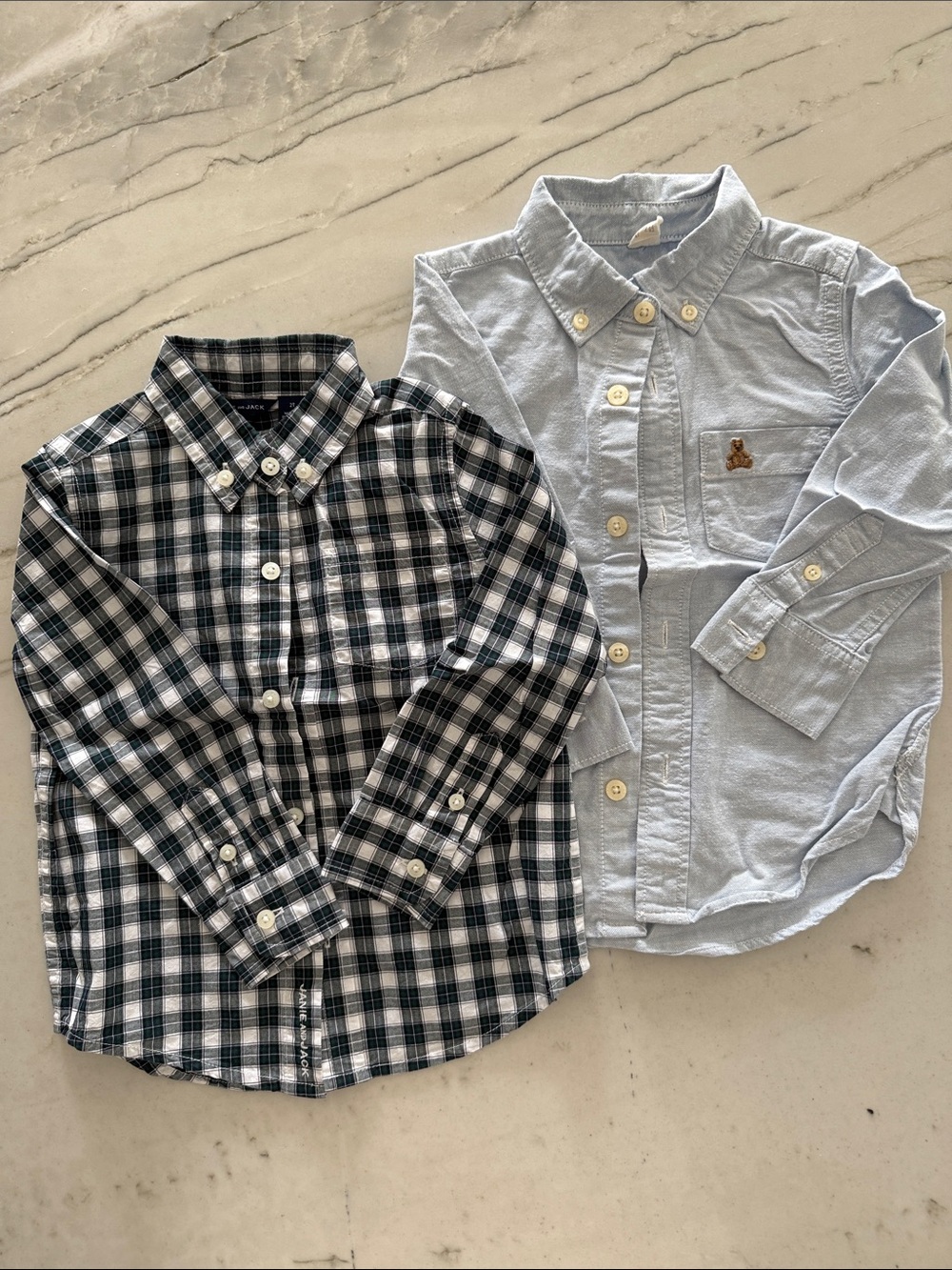 Toddler Boys Long-Sleeve Button-Down Shirts